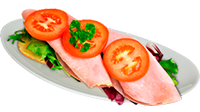 Baguette de jamón