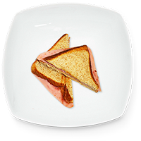 Sándwich de jamón