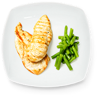 Pollo con ejotes