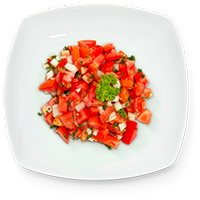 Tomate con cebolla