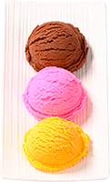 Nieve de sabores